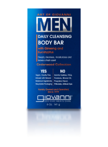 Giovanni Cosmetics   Men's Daily Cleansing Body Bar 141g