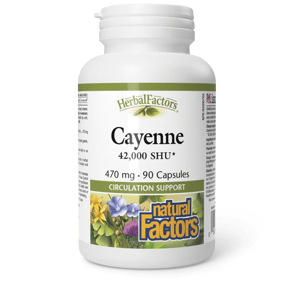 Natural Factors   Cayenne, HerbalFactors®   90 capscaps