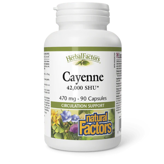 Natural Factors   Cayenne, HerbalFactors®   90 capscaps