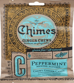 Chimes-Peppermint Ginger Chews (Bag)