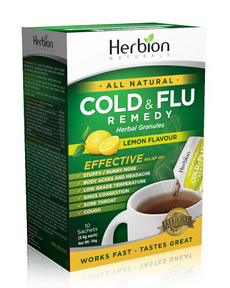 Herbion   Herbion Cold & Flu Lemon Flavour 10pk