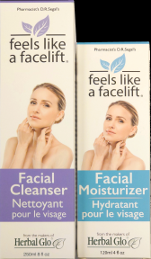 Herbal Glo   Facial Moisturizer W/FREE Cleanser 2pk