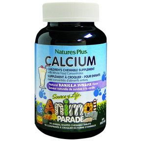 Natures Plus   Animal Parade Child Chew Calcium 90ch