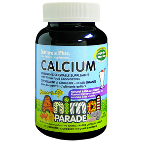 Natures Plus   Animal Parade Child Chew SF Calcium 90ch