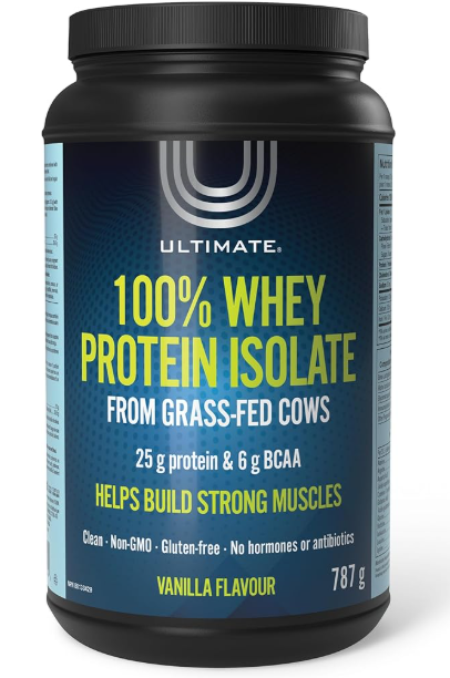 Ultimate    NEW! Ultimate 100% Whey Protein Isolate, Vanilla pwd 787 g