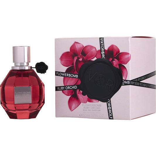 Flowerbomb Ruby Orchid Eau De Parfum Spray By Viktor & Rolf 1.7 oz Eau De Parfum Spray