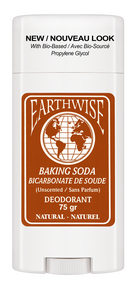 Earthwise/Eco-Wise Naturals   BakingSoda Plus Deodorant-Unscented 75g