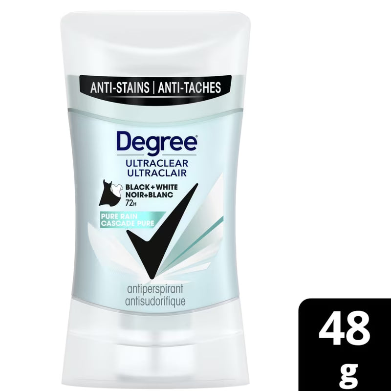 DEGREE ULTRACLEAR STK PURE RAIN 48G