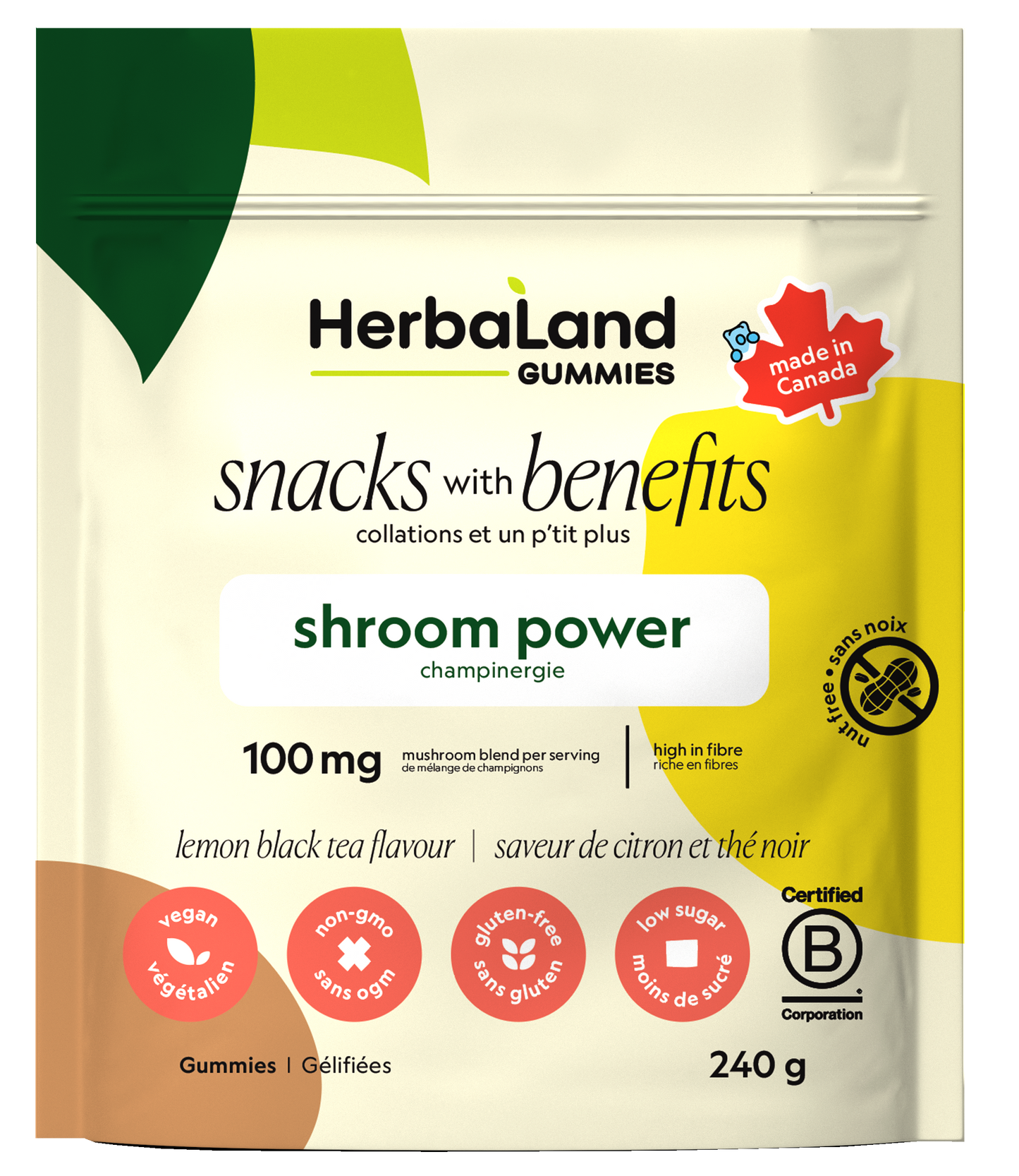 Herbaland   Shroom Power - Eco Size 6 x 240g