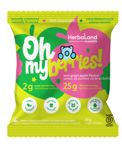 Herbaland   Oh My Berries! Sour Green Apple 12 x 50g