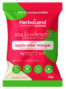 Herbaland   Apple Cider Vinegar 12 x 40g