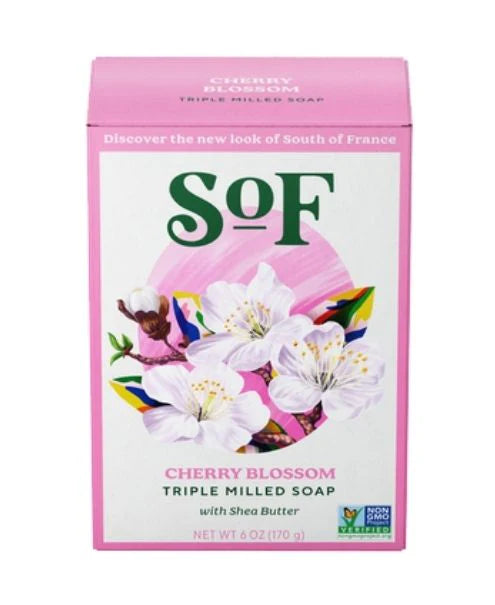 SOUTH OF FRANCE    Natural Soap Cherry Blosm,170g
