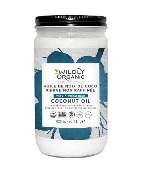 WILDLY ORGANIC    Coct Oil Virg Unrefined, 828ml