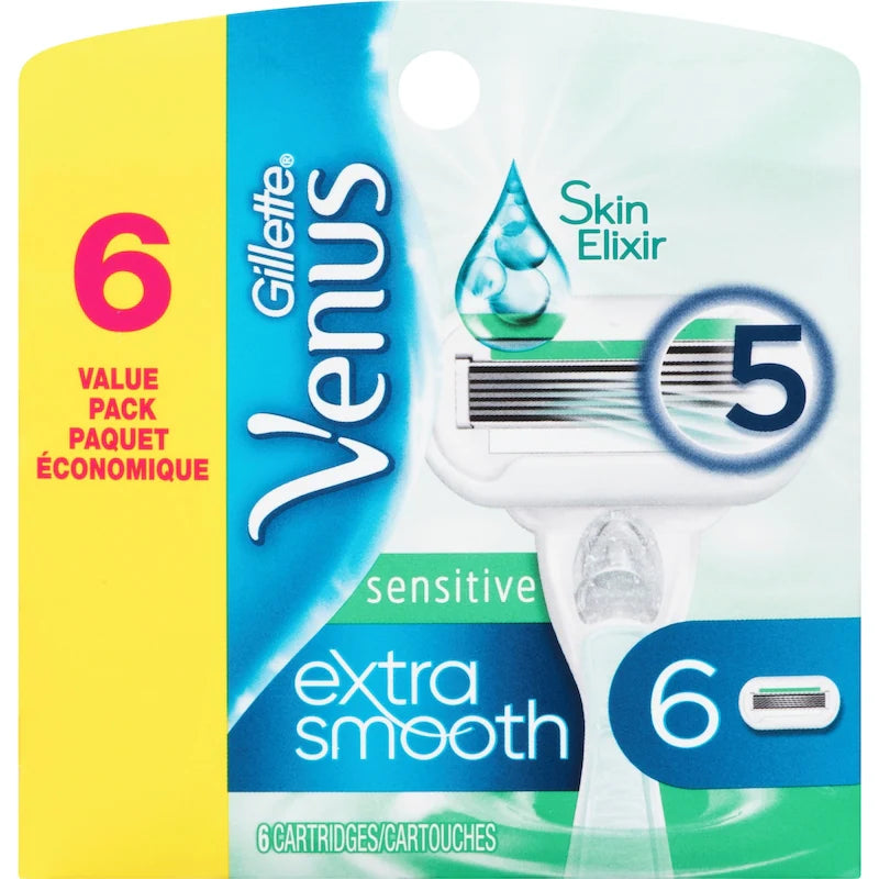 GILLETTE VENUS EMBRACE SENSIBLE CARTRIDGES 6
