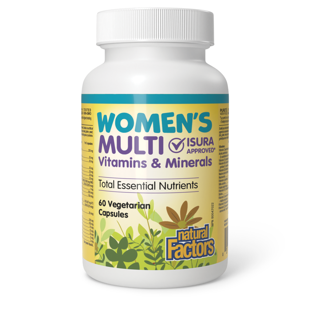 Natural Factors   Women’s Multi Vitamins & Minerals   60vcaps