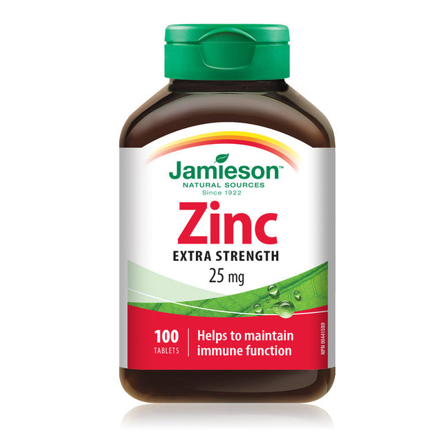 Jamieson    JMS Zinc 25mg 100's    100