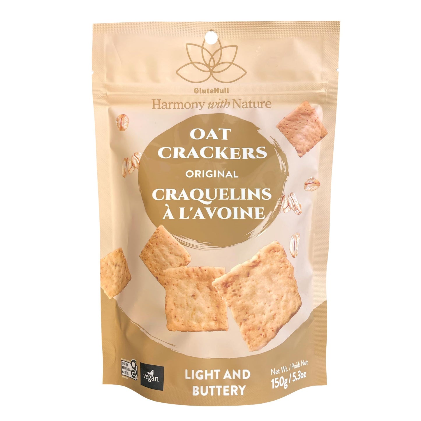 GLUTENULL    Oat Crackers Original,150g