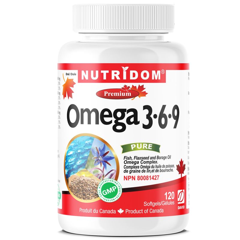 NUTRIDOM®    Omega 369 120 Softgels