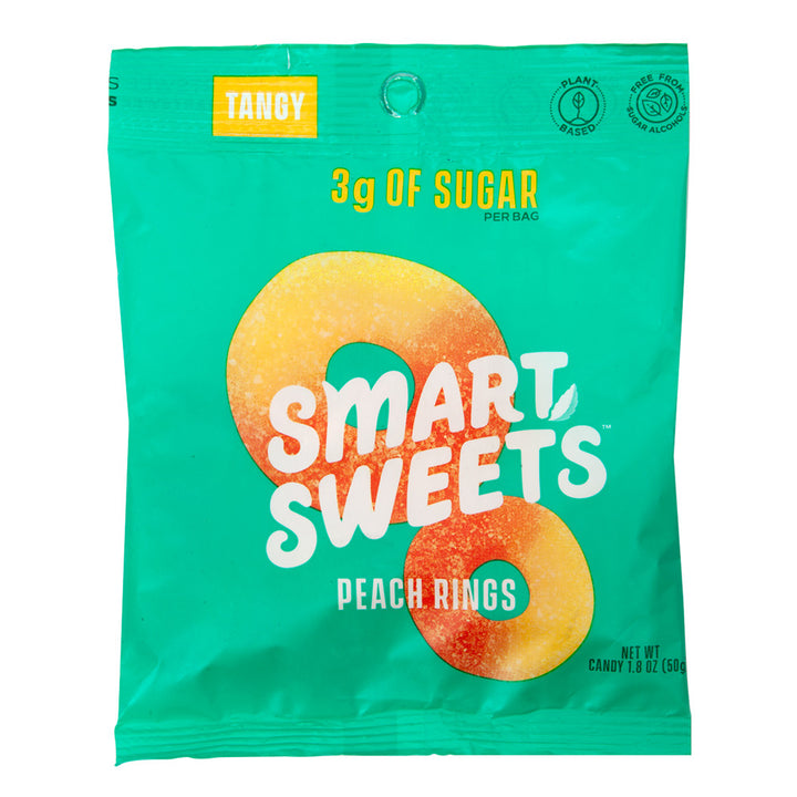 SmartSweets   Peach Rings  50g