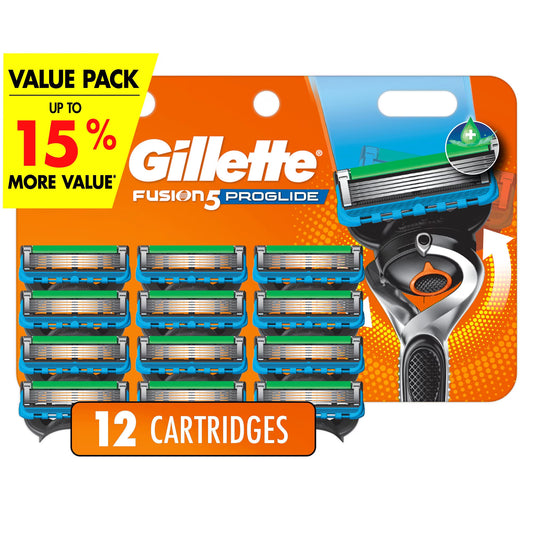 GILLETTE FUSION 5 PROGLINE MENS BLADE W/12 REFILL