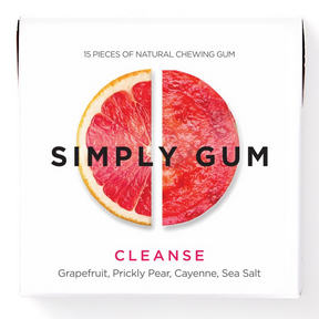 Simply Gum   Natural Chewing Gum   Cleanse Natural Chewing Gum15CT