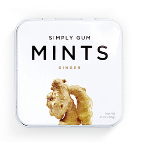 Simply Gum   Natural Mints   Ginger Natural Mints30G