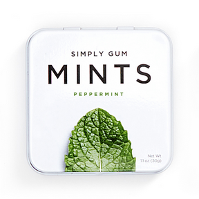 Simply Gum   Natural Mints   Peppermint Natural Mints30G