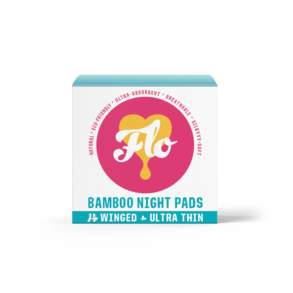 HERE WE FLO *    FLO Pads Night, w/Wings (14 pads)