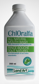 Land Art   Chloralfa Mouth Wash Mint 350ml