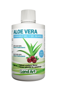 Land Art   Aloe Vera Gel Cranberry 500ml