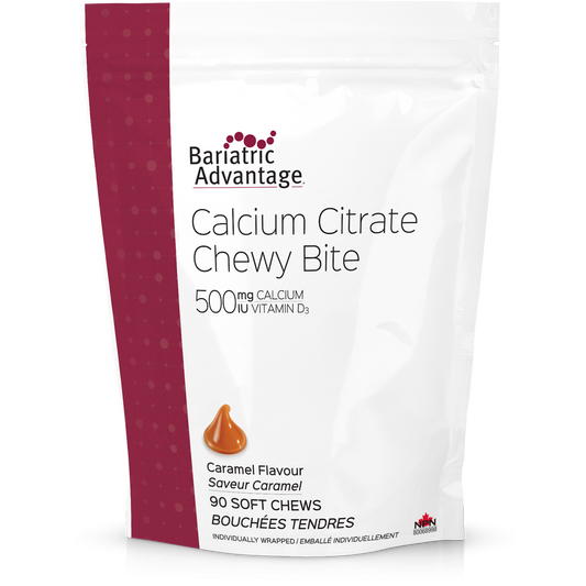 Bariatric Advantage - Calcium Citrate Chewy Bite 500 mg Caramel