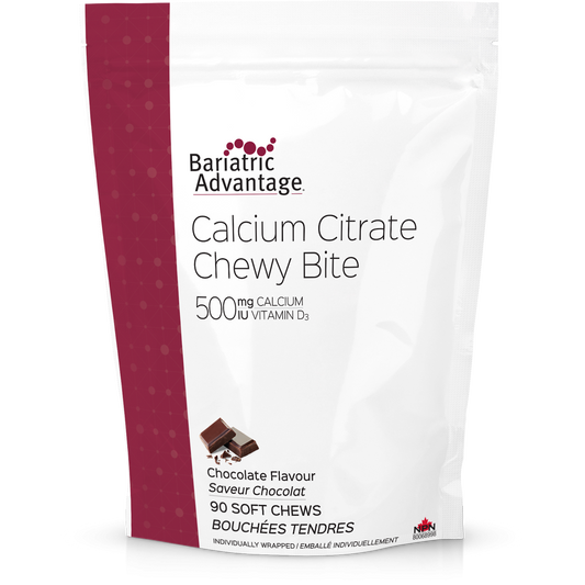 Bariatric Advantage - Calcium Citrate Chewy Bite 500 mg Chocolate