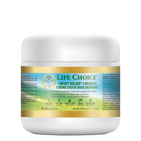 LIFE CHOICE   Sweet Relief MSM Cream, 113g