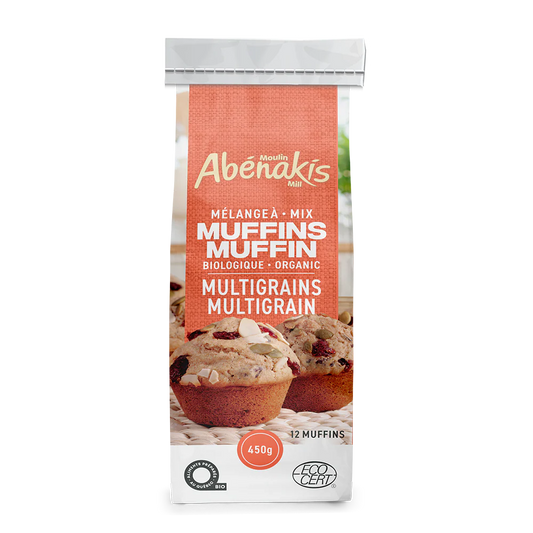Abernaki Mill - NEW BRAND!   Organic Wheat Bran Muffin Mix   450 g