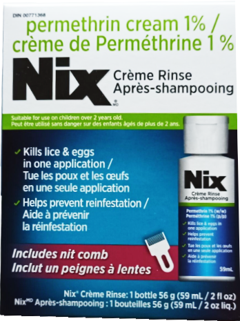NIX CR RINCE LICE 1% 59ML