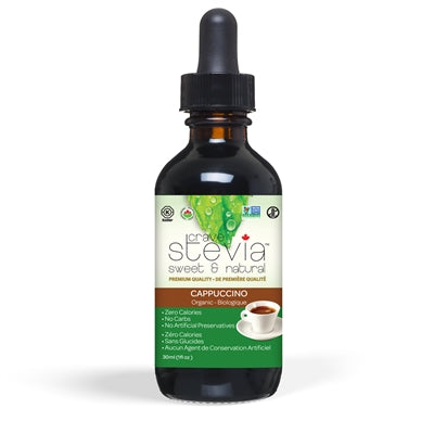 CRAVE STEVIA   Cappuccino Liquid Stevia 30ml