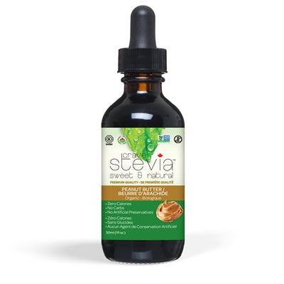 CRAVE STEVIA   Peanut Butter Liquid Stevia 30ml