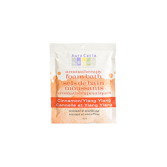 Aura Cacia   Cinnamon/Ylang Ylang Foam Bath 6 x 71g