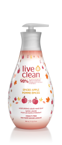 Live Clean   Spiced Apple Hand Soap 500ml