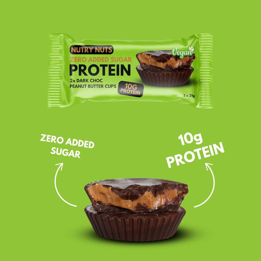 Nutry Nuts PB Cups, Dark Chocolate, 2-pack  42g