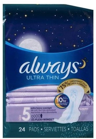 Always Ultra Extra Heavy Overnight Size 5