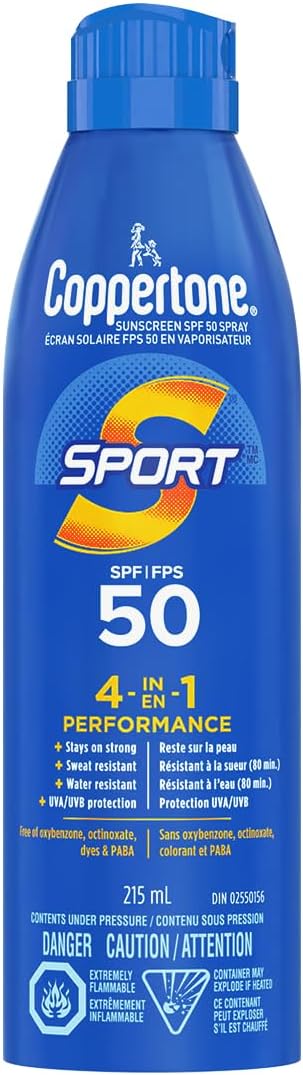 COPPERTONE SUNSCREEN SPF50 SPORT SP 215ML SPRAY