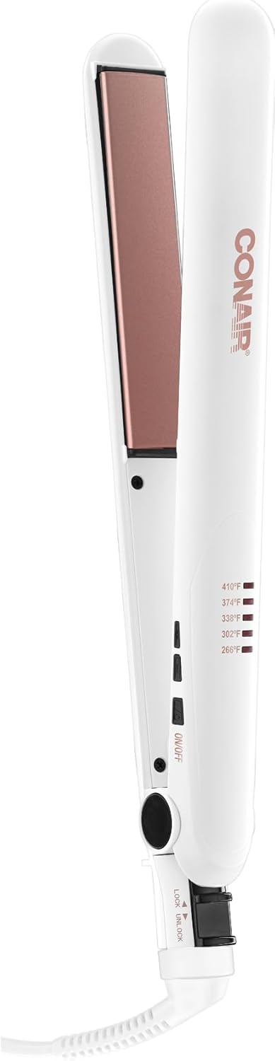 CONAIR FLAT IRON DOUBLE CERAMIC 1" pack of 2