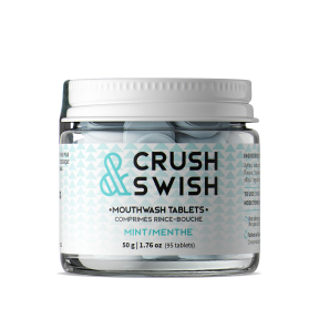 Nelson Naturals   Crush & Swish Mouthwash Tablets 50g