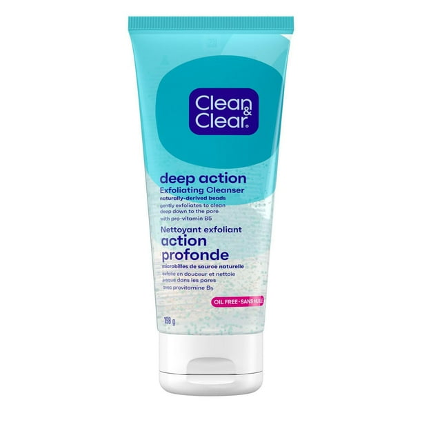 CLEAN & CLEAR DEEP ACTION EXFOLIATING SCRUB 198G