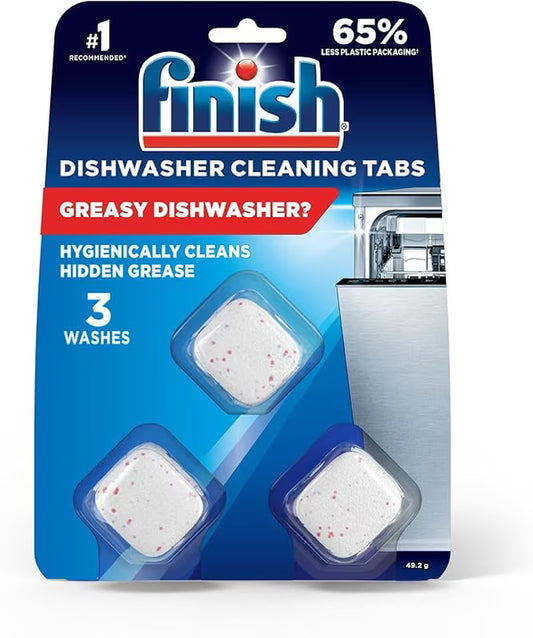 FINISH DISHWASHER CLEANER 3 pack of 8
