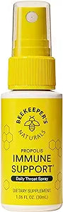 Beekeeper's Naturals Inc.   Propolis Throat Spray 30ml