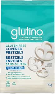 Glutino   Gluten Free Pretzels   Yogurt Coated Pretzels156G