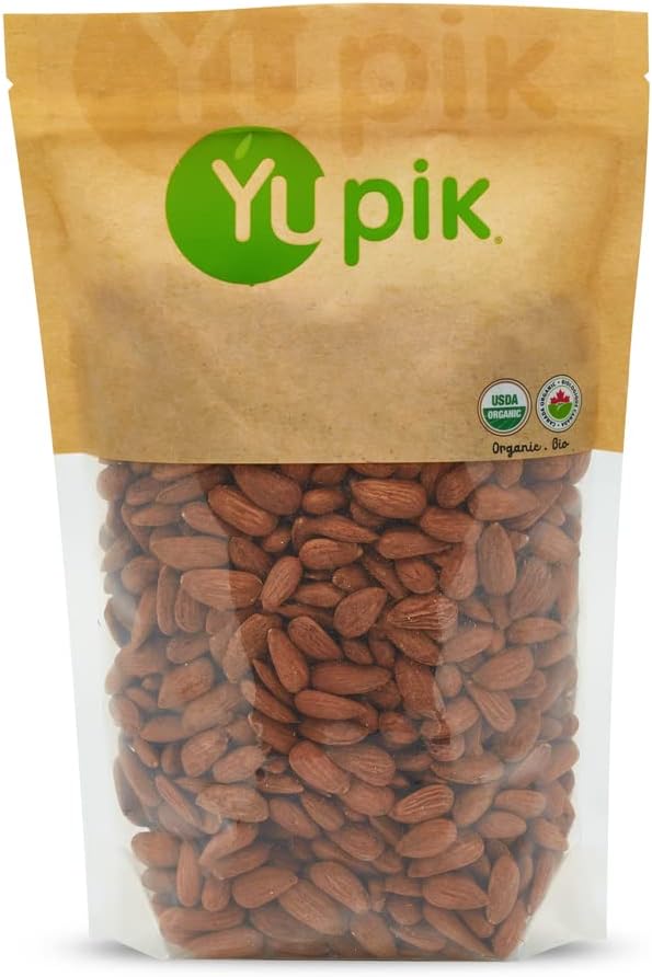 YUPIK   Organic European Raw Almonds   1 kg / 2.2lbs