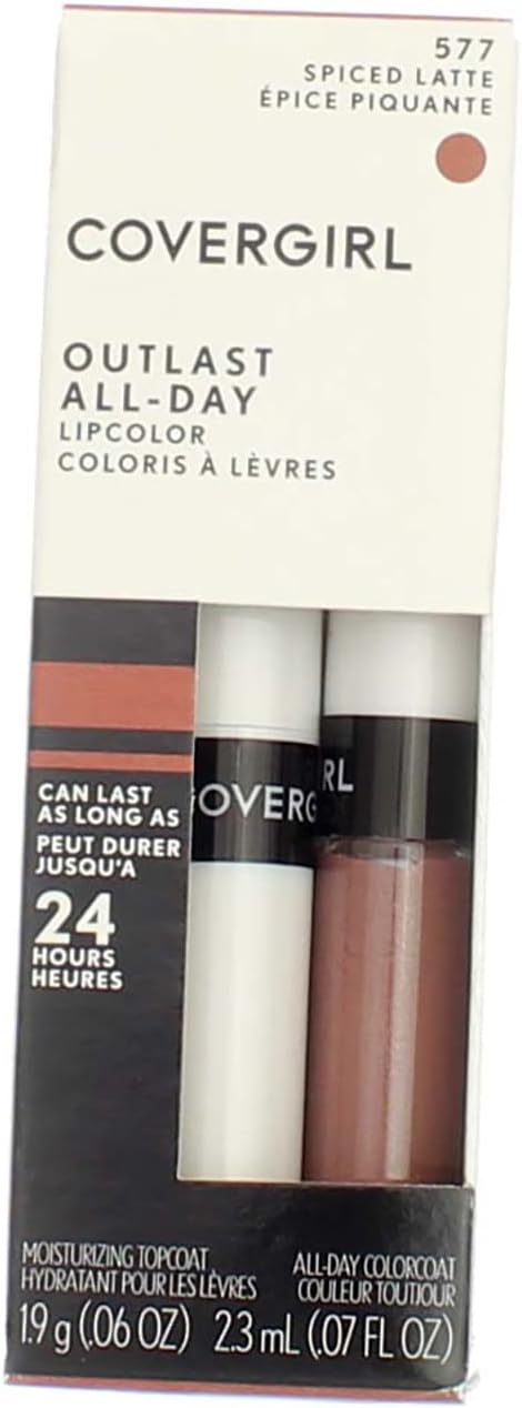 COVER GIRL OUTLAST LIP COLOR SPICED LATTE pack of 2